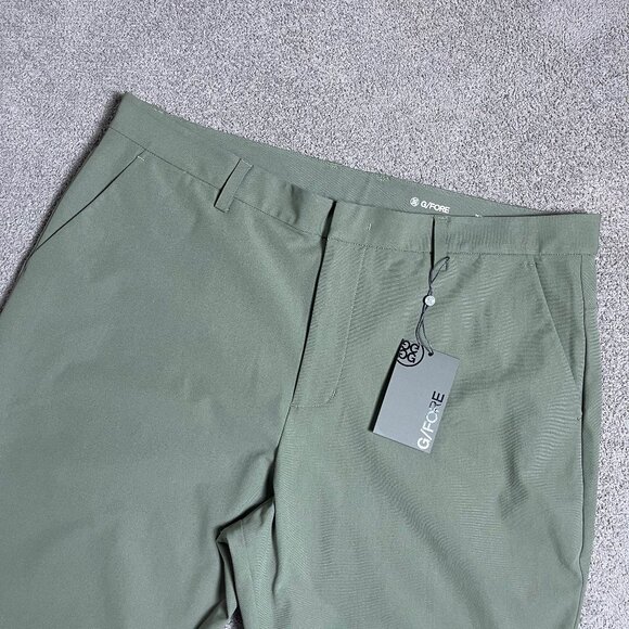 G/FORE Tech Tour 4 Way Stretch Straight Leg Golf Pants Olive Green Men's 38x30 - Picture 3 of 9